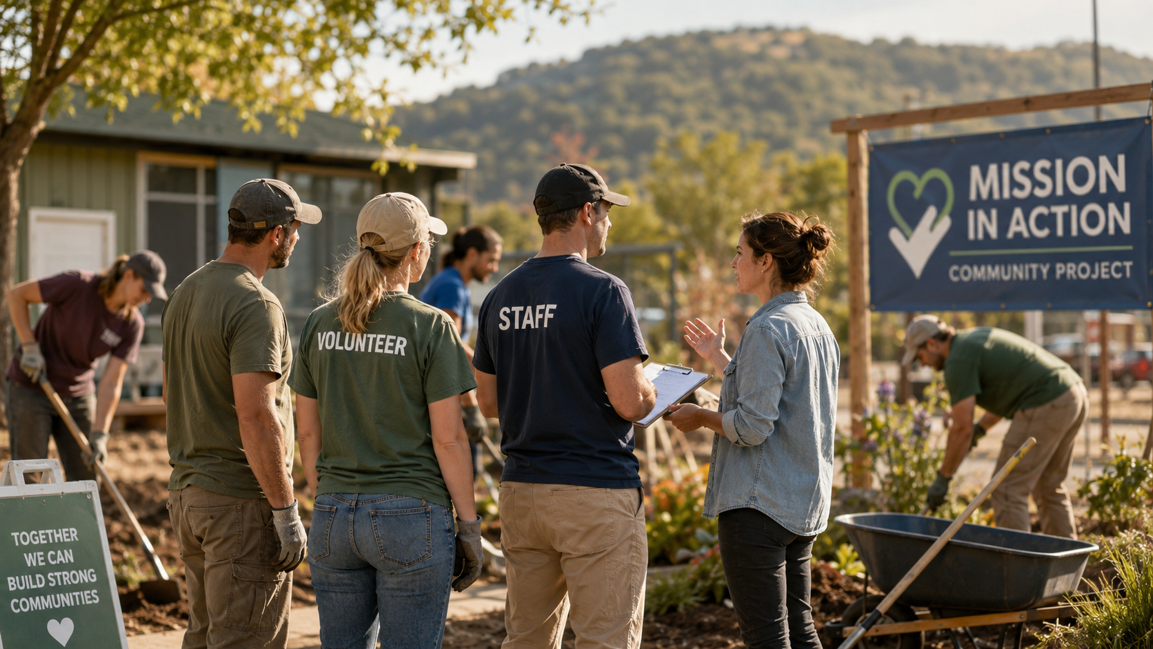 Claria Hope team at a community program